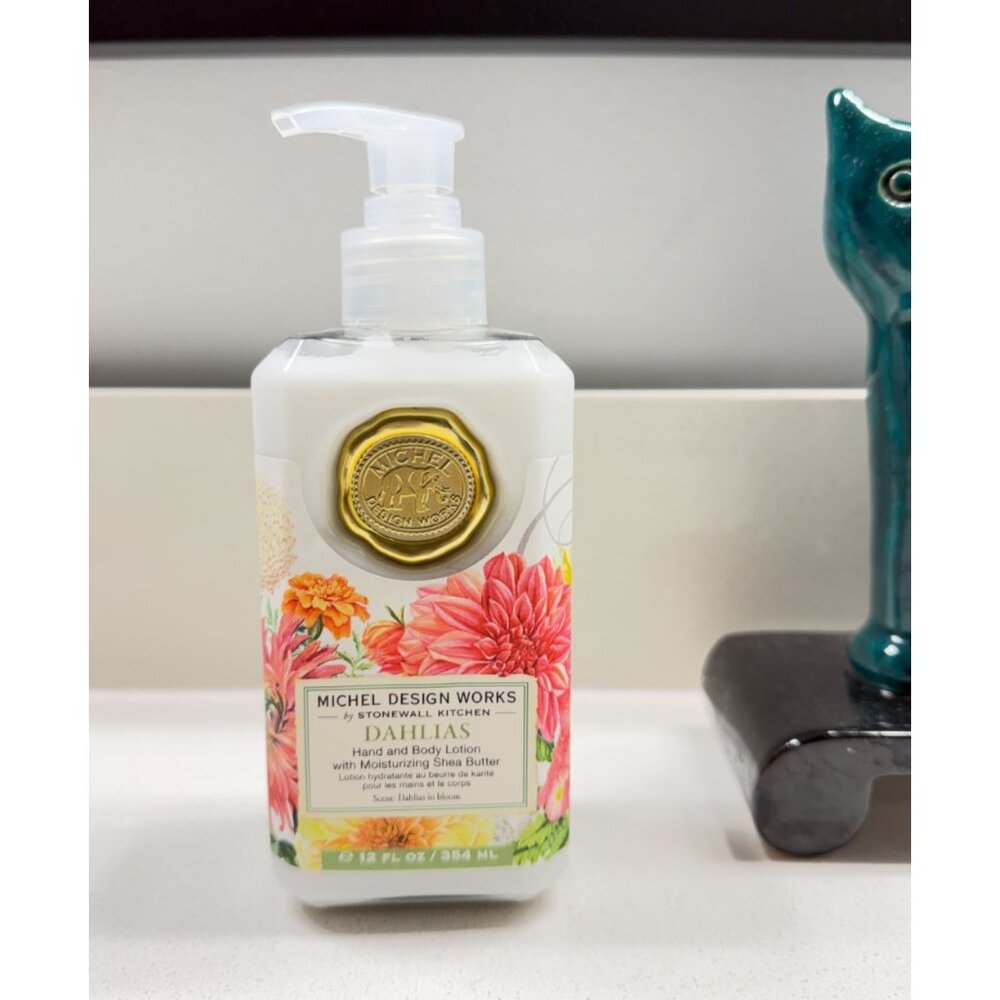 Michel Design Works Foaming Hand and Body Lotion Dahlias in Bloom New 12 fl oz